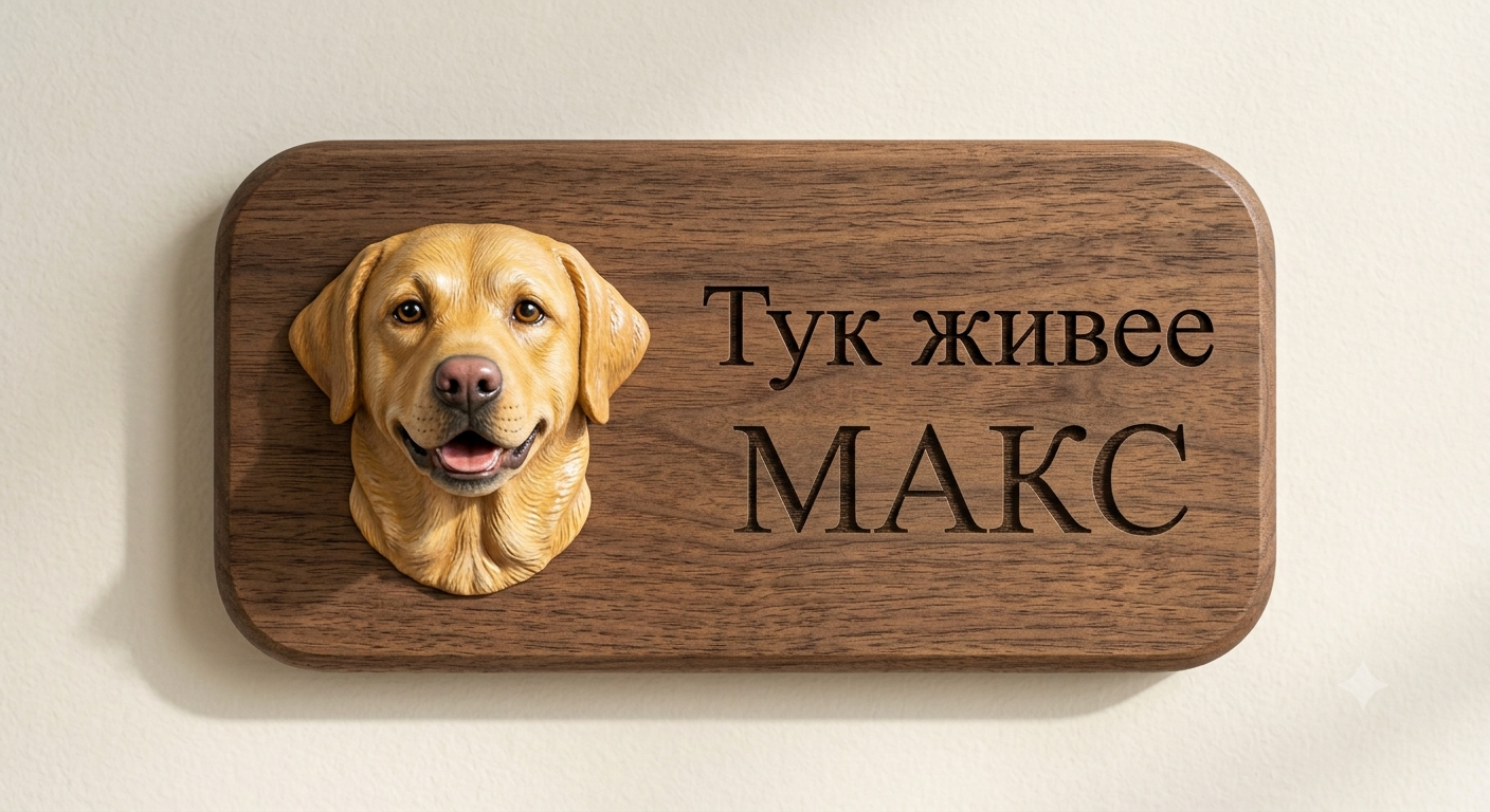 Табелка за вратата