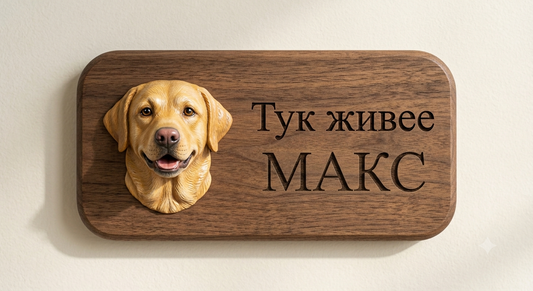 Табелка за вратата
